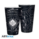 HARRY POTTER - Large Glass - 400ml - Marauder's map - Matte (Innenansicht)