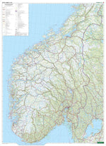 freytag & berndt Straßenkarte Norwegen 1:600.000 (Innenansicht)