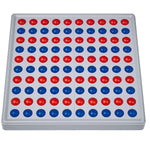 SCHUBI Abaco 100. Modell A 10/10 Kugeln (rot/blau)