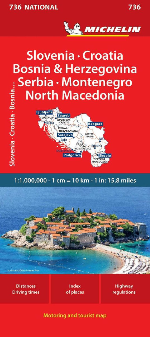 Michelin Slowenien Montenegro Bosnien Kroatien Serbien