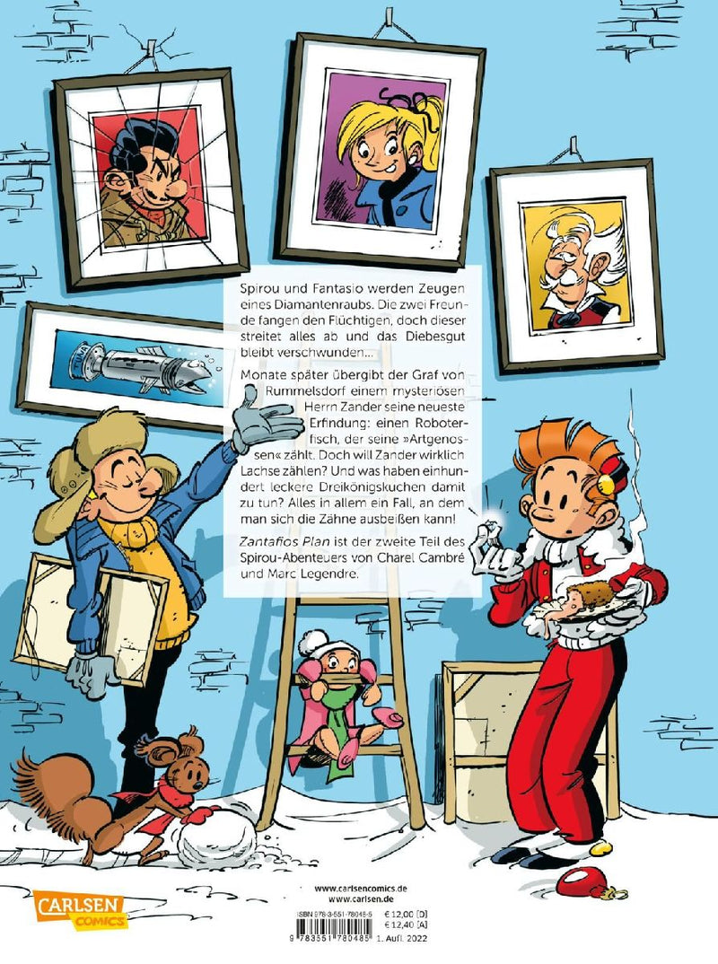 Spirou und Fantasio Spezial 37: Zantafios Plan (Rückseite)