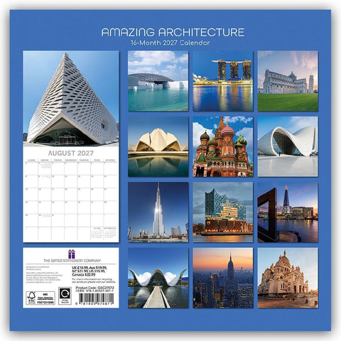 Amazing Architecture - Atemberaubende Architektur 2027 - 16-Monatskalender