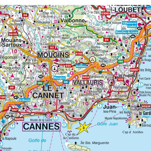 Cote d' Azur 1 : 150 000