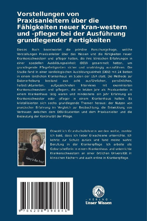 Vorstellungen von Praxisanleitern über die Fähigkeiten neuer Kran-western und -pfleger bei der Ausführung grundlegender Fertigkeiten