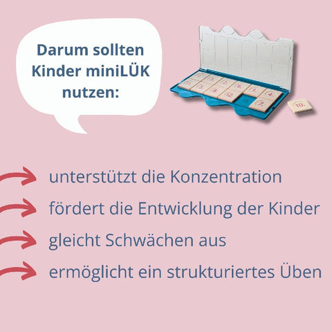 miniLÜK. Kontrollgerät Klarsichtdeckel pink