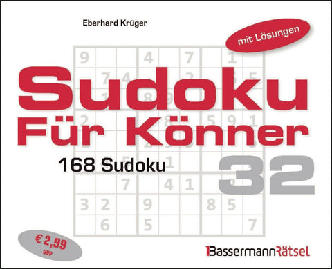 Sudoku für Könner 32 (5 Exemplare à 2,99 EUR)