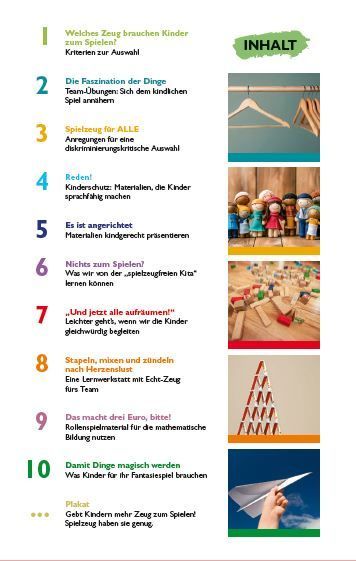 Die Praxismappe für Kita-Teams: Zeug zum Spielen
