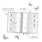 TRÖTSCH - Taschenkalender A7 Soft Touch Blumen 2027