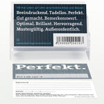 Lobkärtchen Office / 100 Papierkärtchen