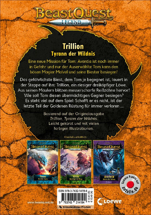 Beast Quest Legend (Band 12) - Trillion, Tyrann der Wildnis