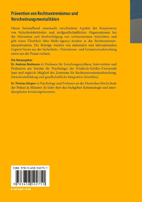 Prävention von Rechtsextremismus und Verschwörungsmentalitäten
