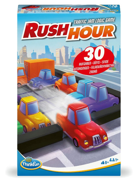 ThinkFun Rush Hour Rush Hour® Mitbringspiel - Denkspiel ab 8 Jahre