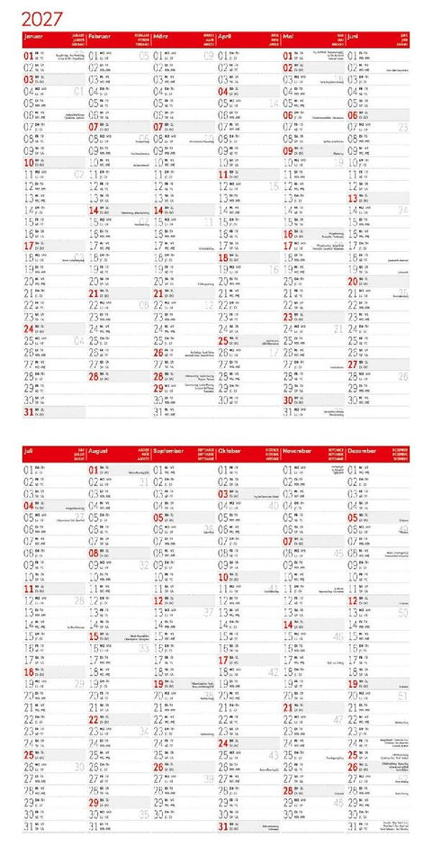 Feuerwehr Kalender 2027 - 30x30 - Art12