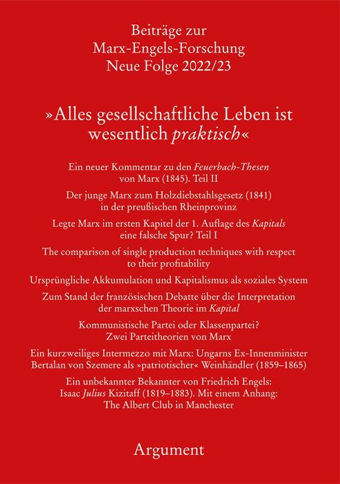 'Alles gesellschaftliche Leben ist wesentlich praktisch'