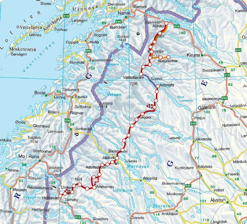 ROTHER Wanderführer Schweden: Kungsleden (Innenansicht)