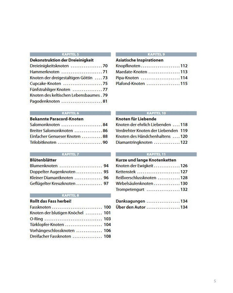 Zierknoten kreativ geknüpft