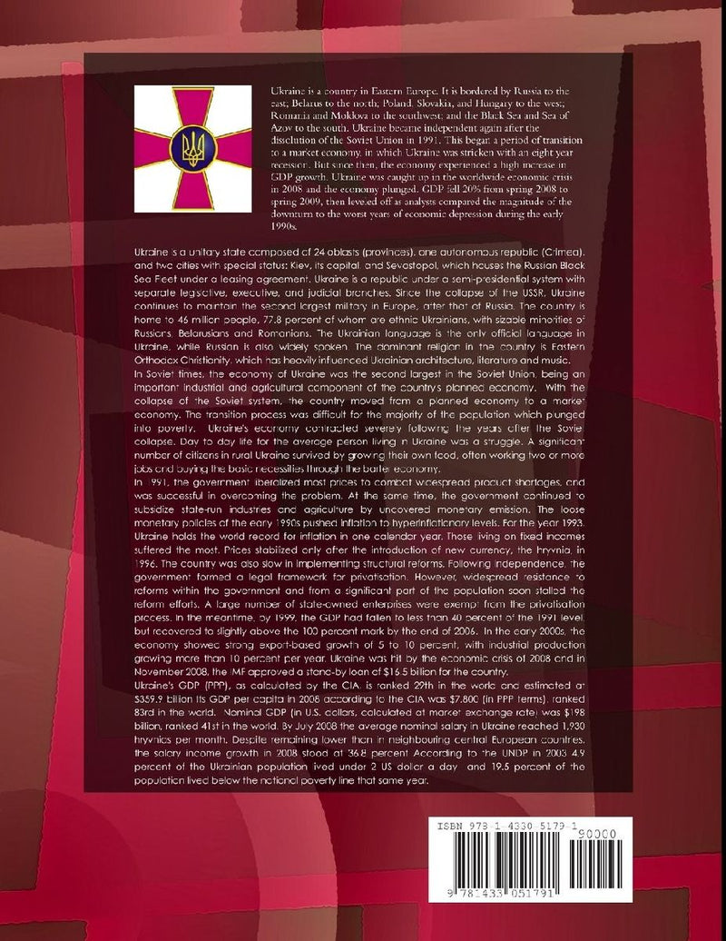 Ukraine Intelligence, Security Activities and Operations Handbook Volume 1 Strategic Information and Regulations (Rückseite)