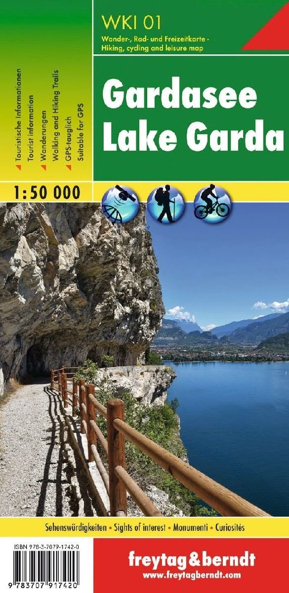 Gardasee, Wanderkarte 1:50.000