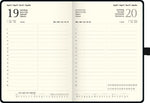 BRUNNEN 1076466907 Buchkalender Kompagnon Mod. 764 66 2027 A5, Kunststoff, schwarz