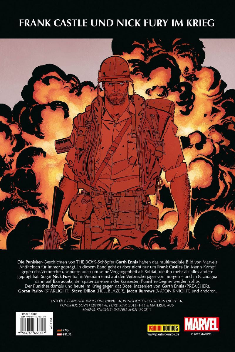 Punisher Collection von Garth Ennis (Rückseite)