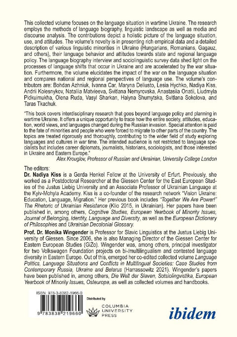 Contested Language Diversity in Wartime Ukraine