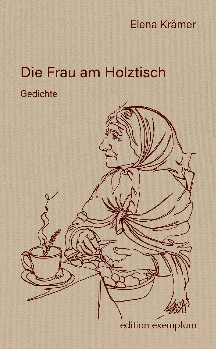 Die Frau am Holztisch