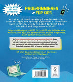 Programmieren für Kids - Lerne HTML, CSS und JavaScript (Rückseite)