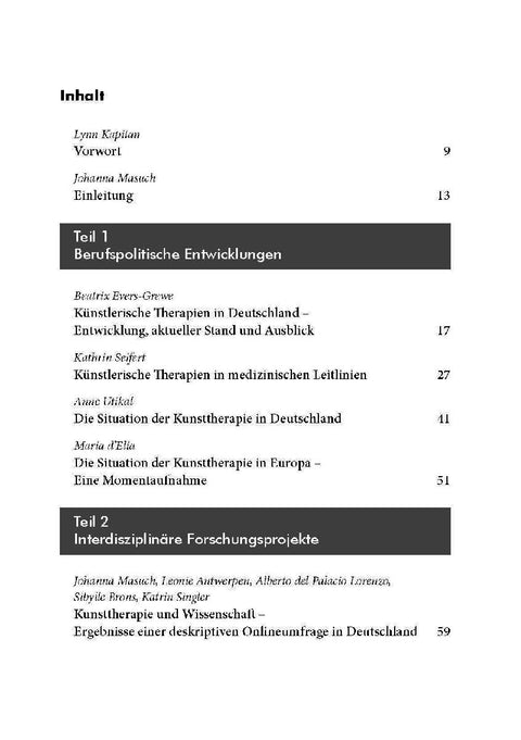 Kunsttherapie - Chancen und Herausforderungen der Forschung