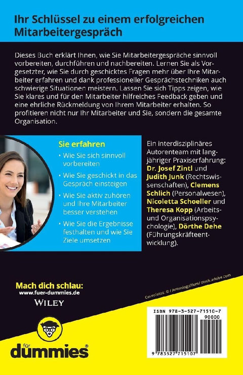 Mitarbeitergespräche führen für Dummies