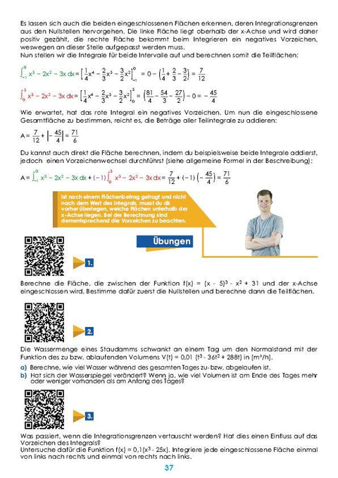Mathematik Oberstufe 2 - StrandMathe Übungsheft und Lernheft Gymnasium Klasse 11/12/13: Matheaufgaben der Schule üben, vertiefen, wiederholen - Lernvideos - Lösungswege - Rechenschritte