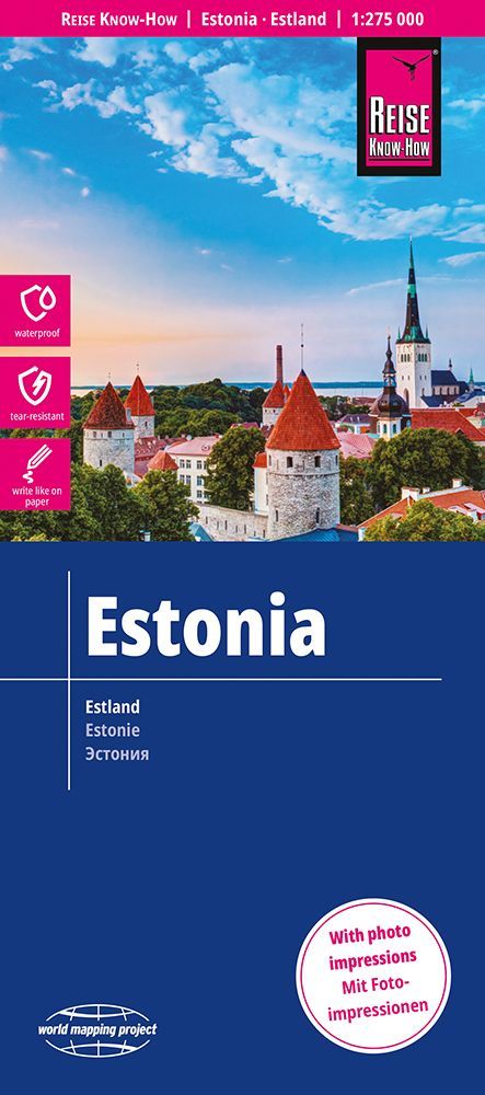 Reise Know-How Landkarte Estland 1 : 275.000