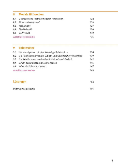 Sicher in Englisch Grammatik 9./10. Klasse