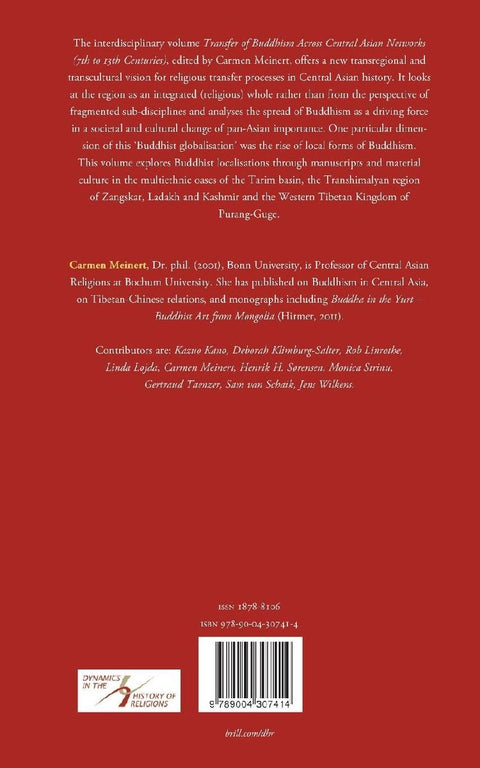 Transfer of Buddhism Across Central Asian Networks (7th to 13th Centuries)