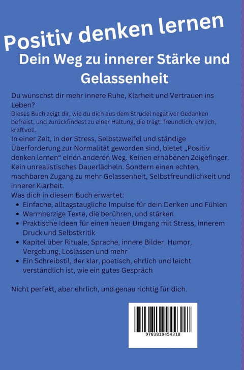Positiv denken lernen