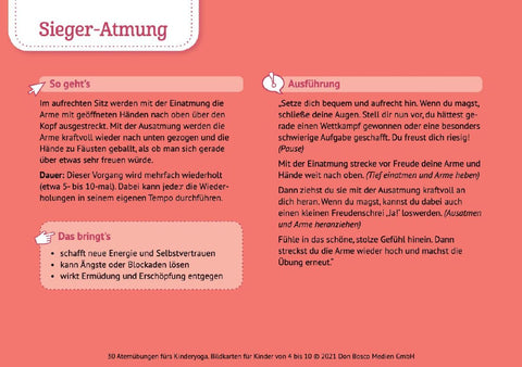 30 Atemübungen fürs Kinderyoga