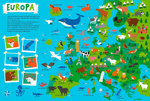 Mein kunterbunter Tieratlas