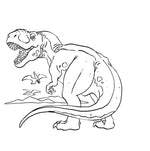 Malbuch (T-Rex World)