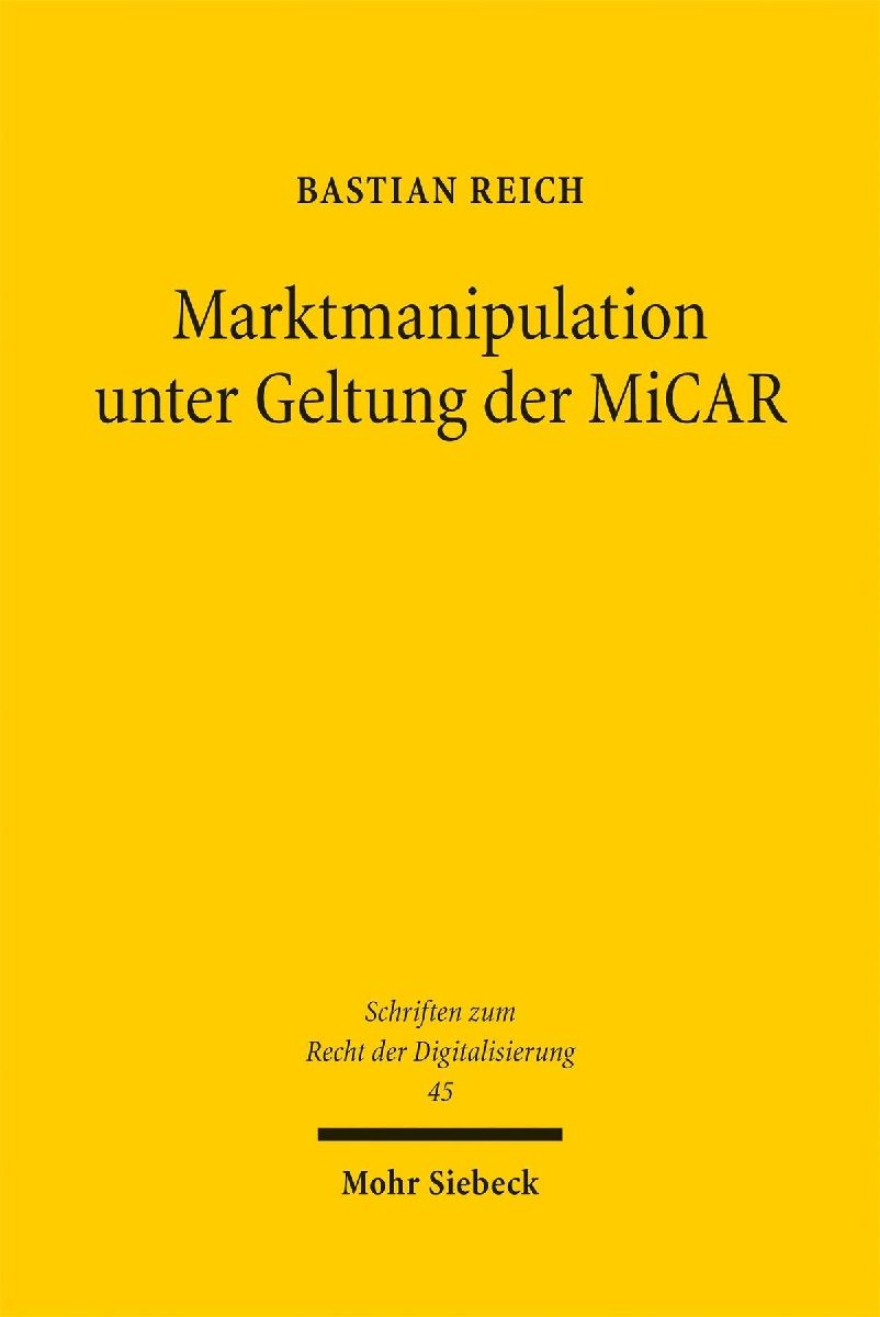 Marktmanipulation unter Geltung der MiCAR