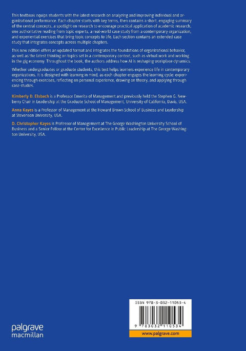 Contemporary Organizational Behavior
