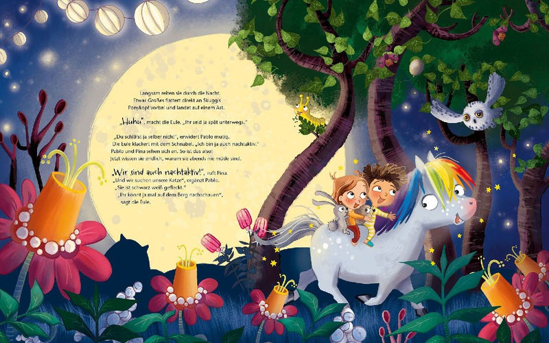 Pony, Mond und Sterne (Innenansicht)