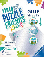 Ravensburger Kinderpuzzle - 13301 My Puzzle Friends Glue Sheets - Klebefolien für Kinderpuzzle (Innenansicht)