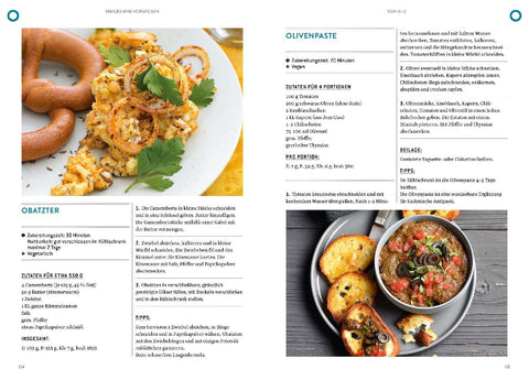 Snacks und Vorspeisen von A-Z