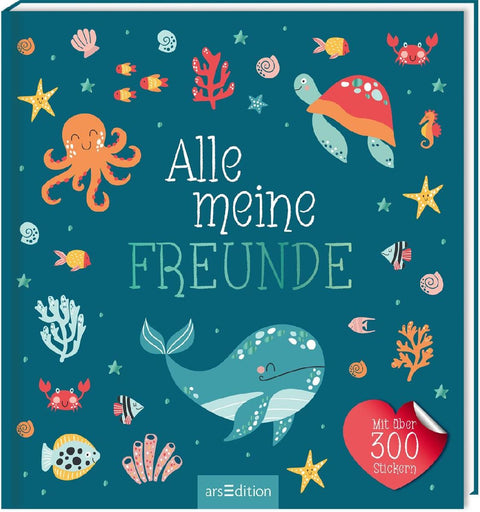Alle meine Freunde - Meer | Mit über 300 Stickern