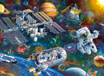 Expedition Weltraum - Puzzle mit 200 Teilen (Innenansicht)