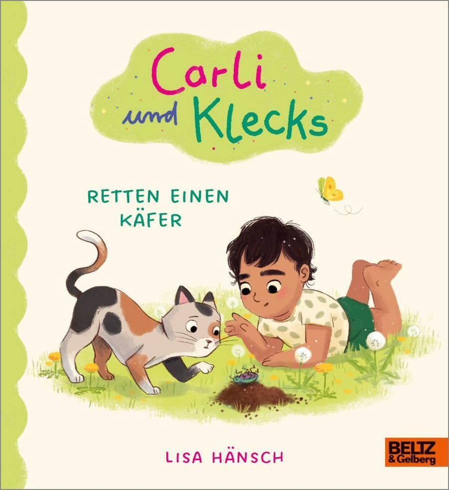 Carli und Klecks retten einen Käfer
