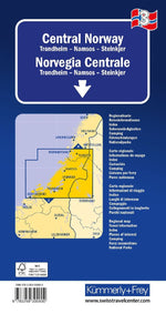 Kümmerly+Frey Regional-Strassenkarte 3 Zentral Norwegen 1:300.000 (Rückseite)