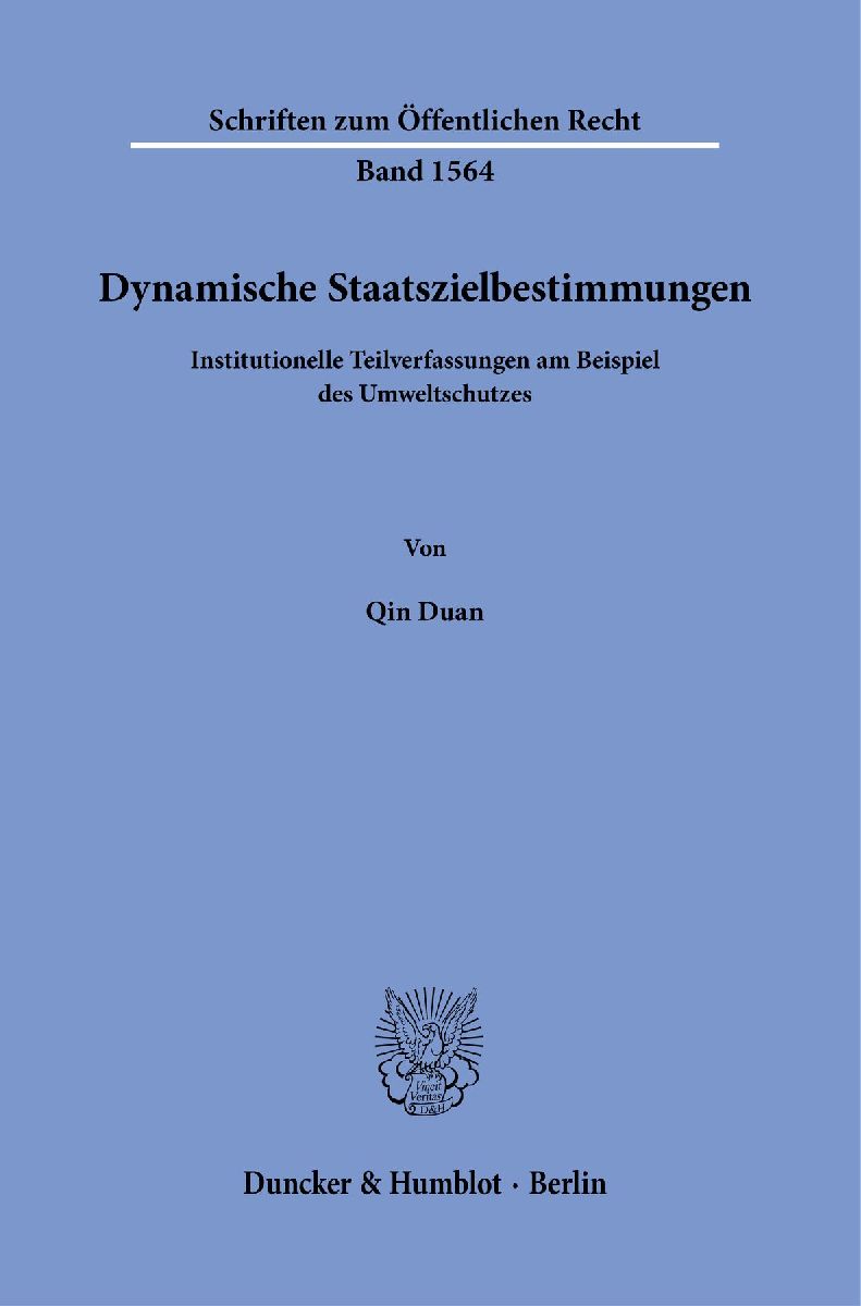 Dynamische Staatszielbestimmungen