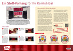 Vorhang "Mein Kamishibai" aus rotem Satin, geschmeidig und hochglänzend: Sorgt für authentische Theateratmosphäre oder Kinoflair (Innenansicht)