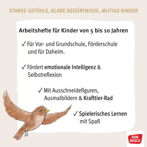 Mein Krafttier-Heft. Ausmalen, ausfüllen und die eigene Stärke entdecken