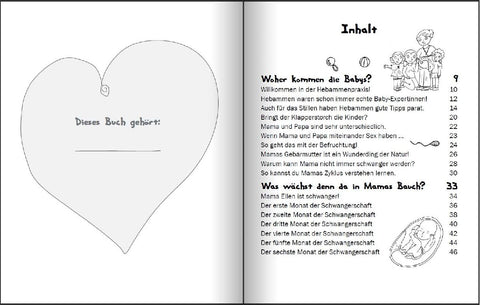 Das große Storchenmalbuch - Mach's dir bunt! Hebammenwissen für Kinder zum Thema Babys machen, kriegen, haben